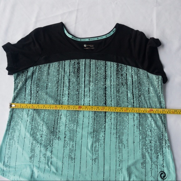 ACTIVEZONE ESSENTIALS Collection by Penningtons Women's 3X Short Sleeve Shirt - Picture 9 of 13